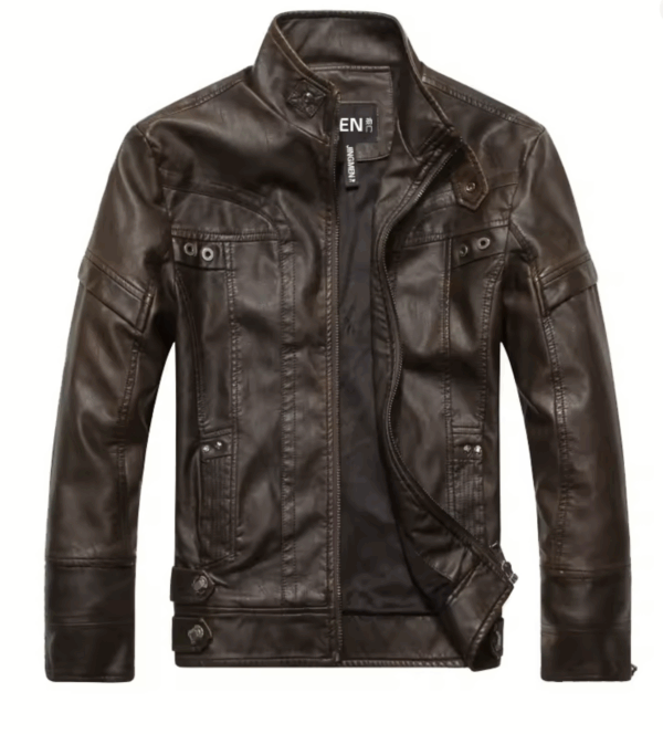 Herren Leder Jacke 8805 BROWN